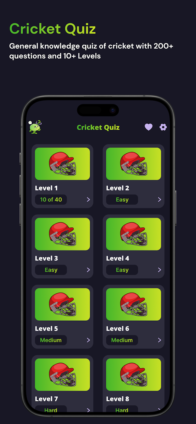 Cricket Quiz screenshot 1