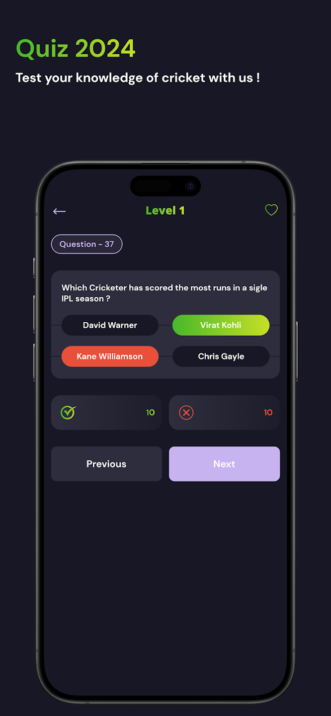 Cricket Quiz screenshot 2