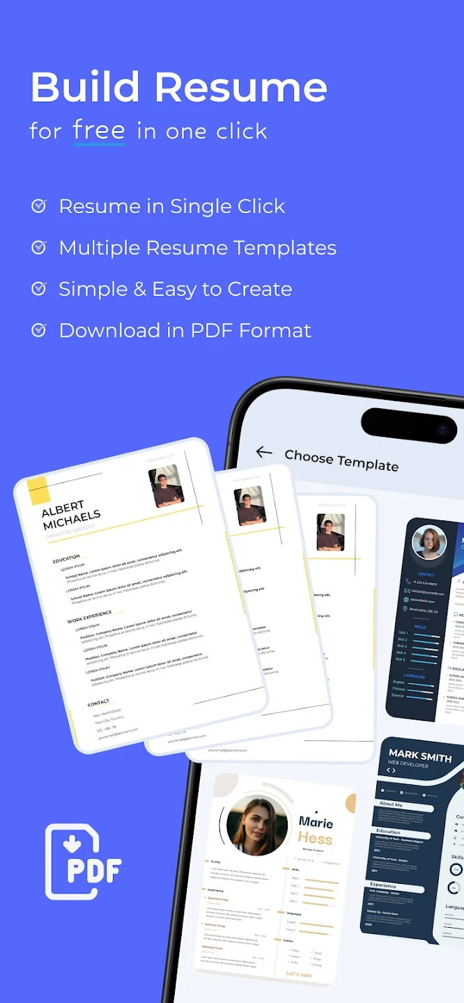 Resume Maker: CV Builder screenshot 1