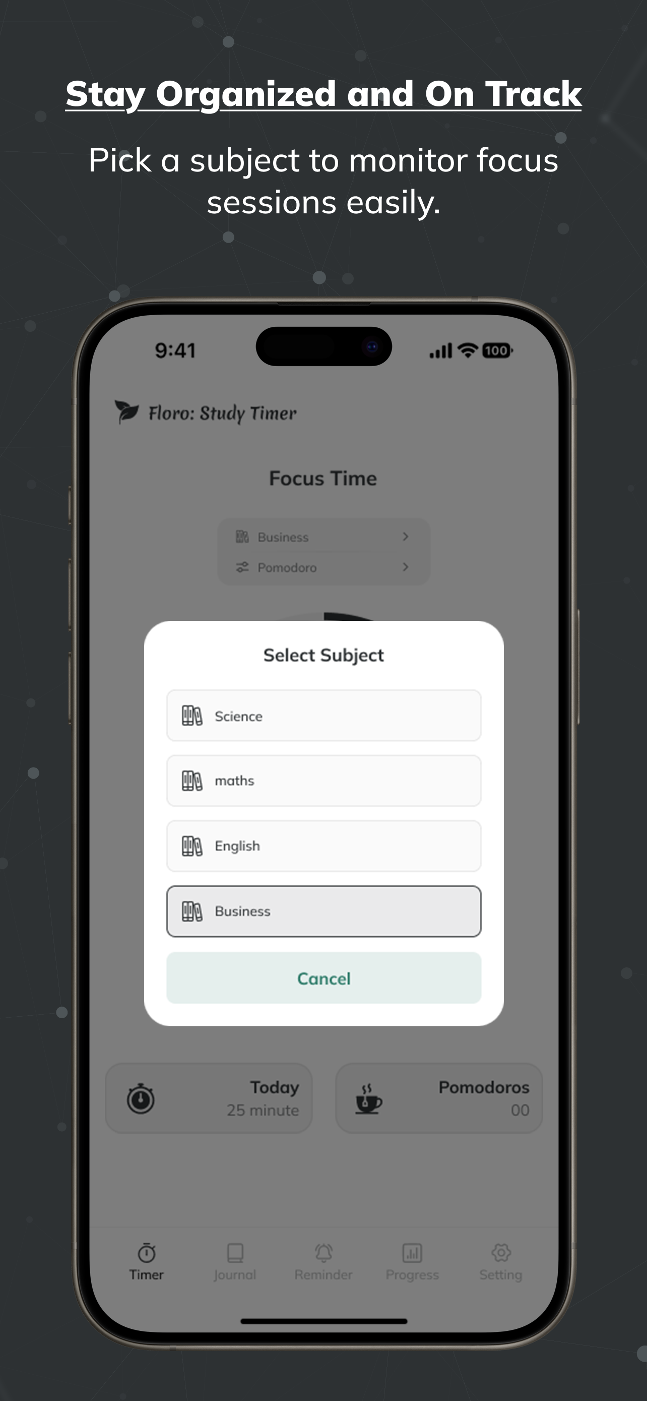 Floro: Study Timer screenshot 4