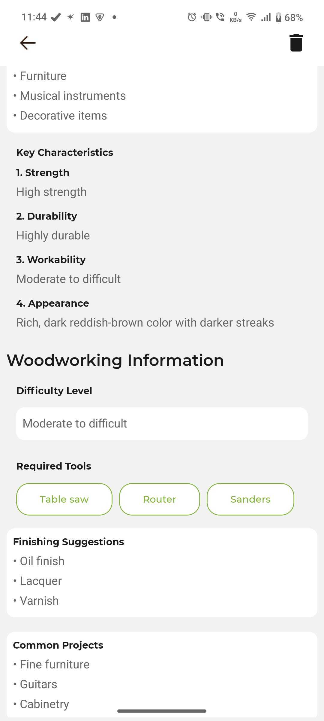 Wood Identifier screenshot 4