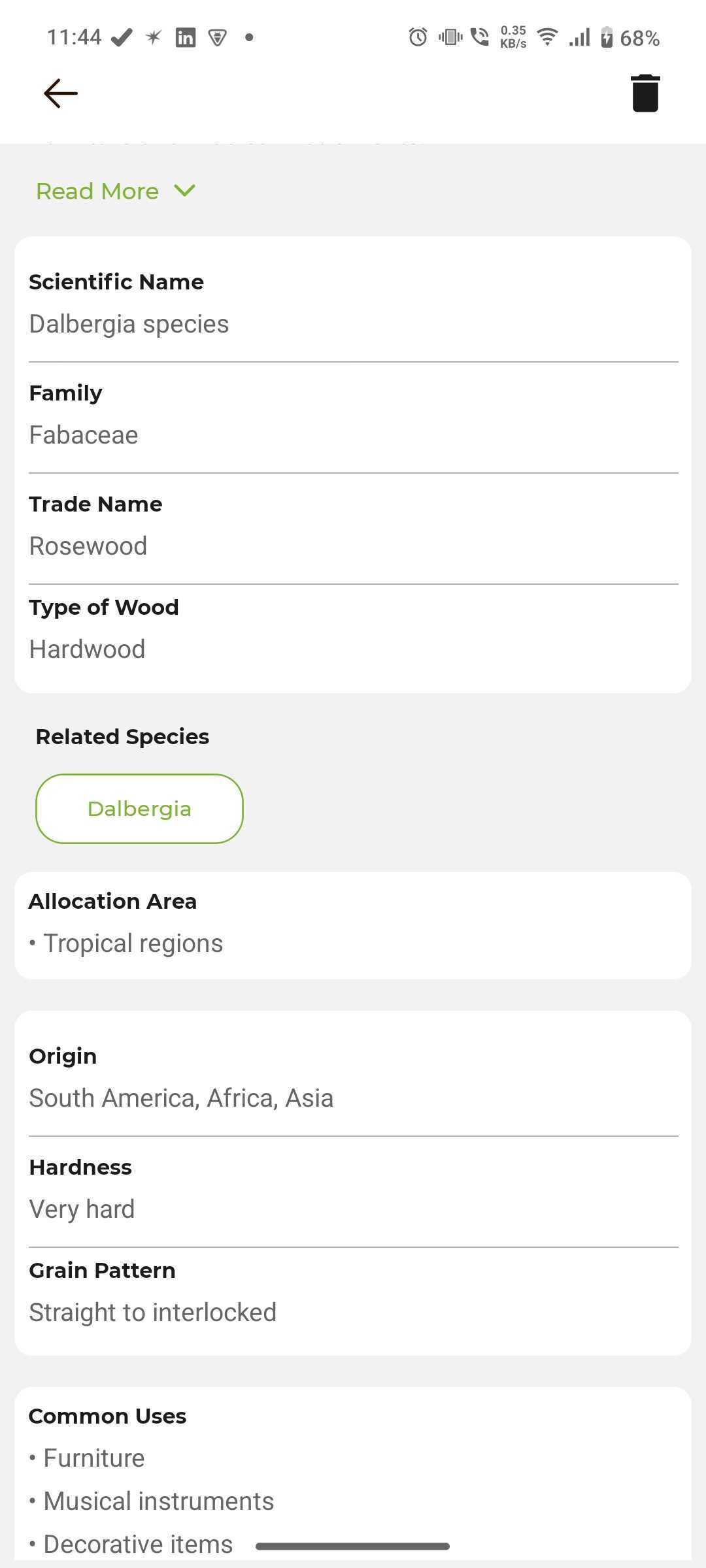 Wood Identifier screenshot 3