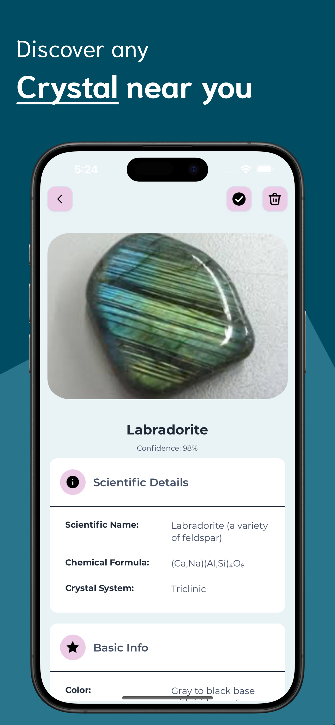 Crystal Identifier screenshot 3