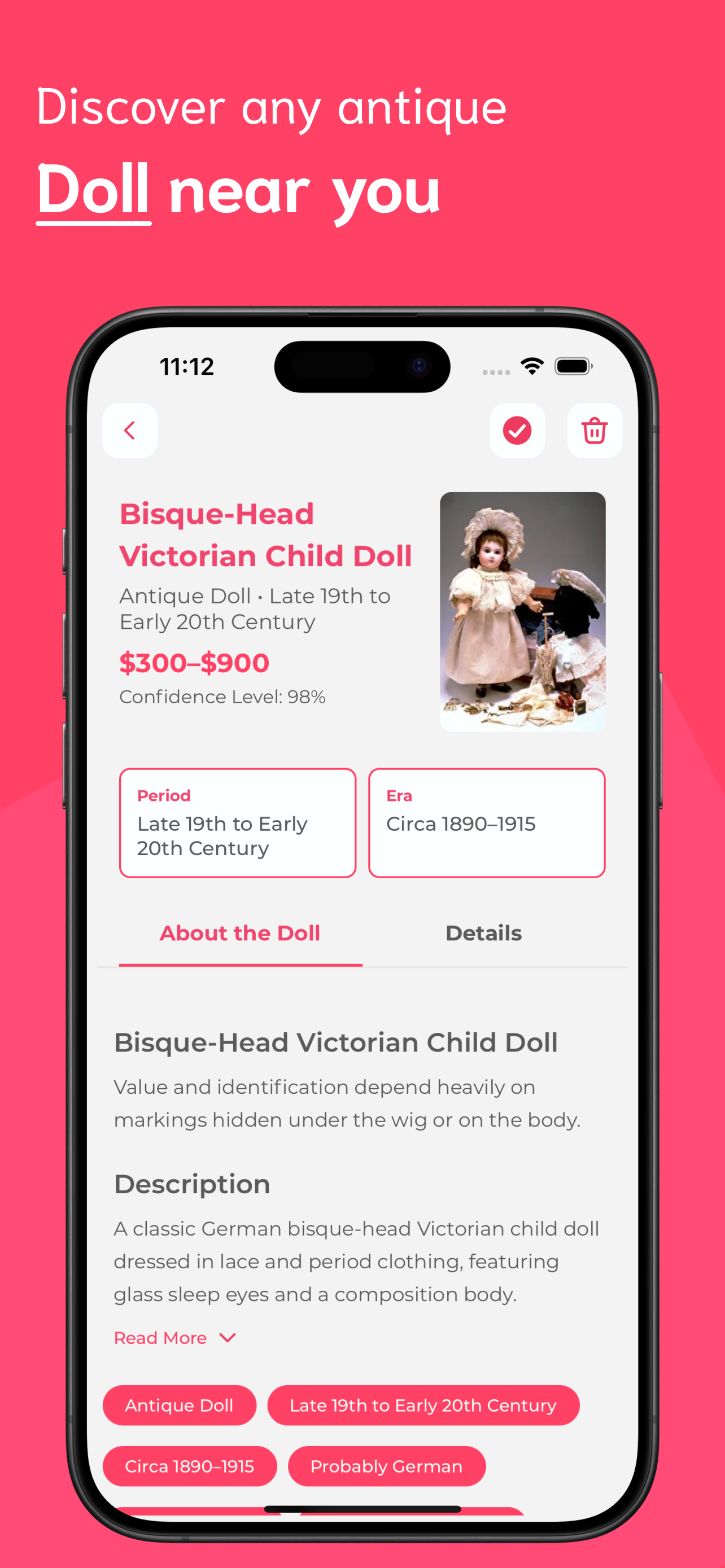Antique Doll Identifier screenshot 3