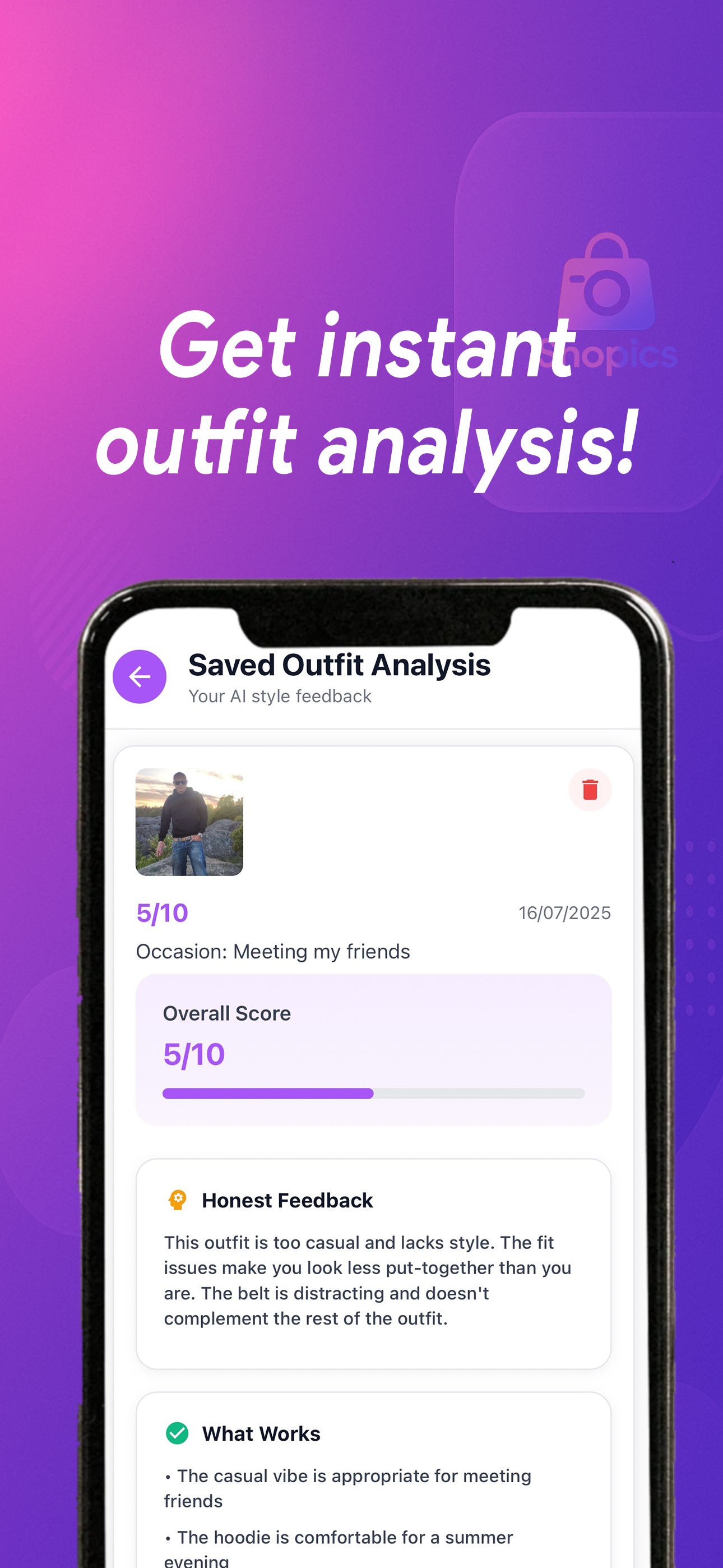 Shopics screenshot 1